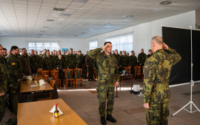 Výcvik 241. praporu územní obrany