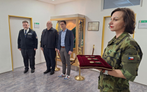 Velitel Teritoriálních sil navštívil KVV Brno