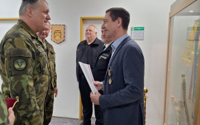 Velitel Teritoriálních sil navštívil KVV Brno