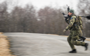 Výcvik 241. praporu územní obrany