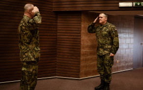 Velitel Teritoriálních sil navštívil KVV Brno