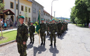 Pěší rota AZ KVV Brno v Jaroměřicích